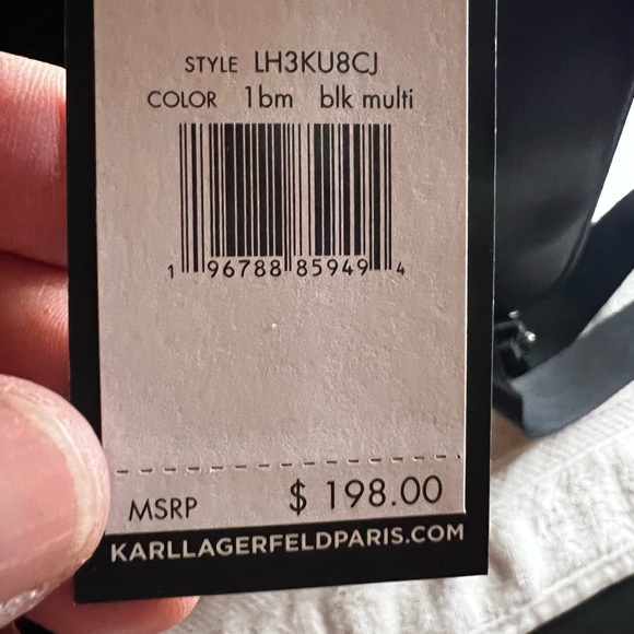 Karl Lagerfeld small backpack. 12x 12 size - Picture 5 of 5